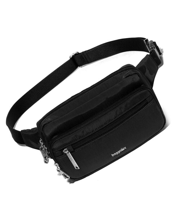 バッガリーニ レディース 御徒面子 Baggallini Securtex Anti-Theft Sling Belt Bag Black 黒いこと