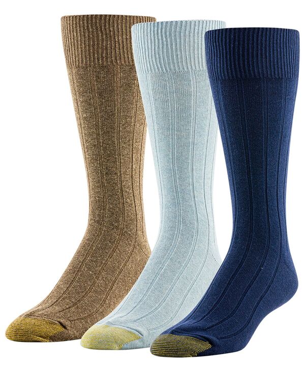 ゴールドトゥ メンズ アンダー御召しもの ソックス Gold Toe Men\u0027s Hampton Embroidery Car Socks 3-Packhaki/White/Navy 白いこと