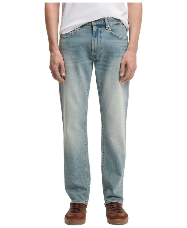 ヒューゴボス メンズ ボトムス ジーンズズボン下 デニム BOSS by Hugo Boss BECKHAM x BOSS Men\u0027stretch Denim Slim-Fit Jeans Aqua アクア