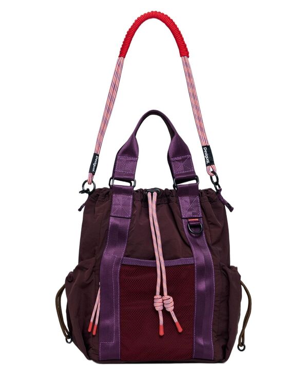 デジグアル レディース 御徒面子 うしろ側風呂敷き包み・背嚢 Desigual Women\u0027s Medium voyager backpack Burgundy バーガンディ