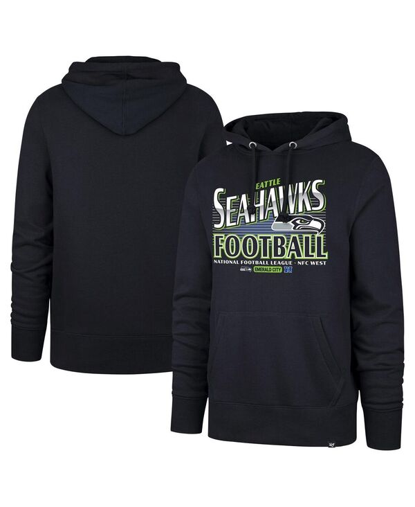 47 ブランド名 メンズ アウター パーカー・スウェット \u002747 Brand Men\u0027s College Navy Seattle Seahawks Regional Headline Hoodie College Navy 米国海軍