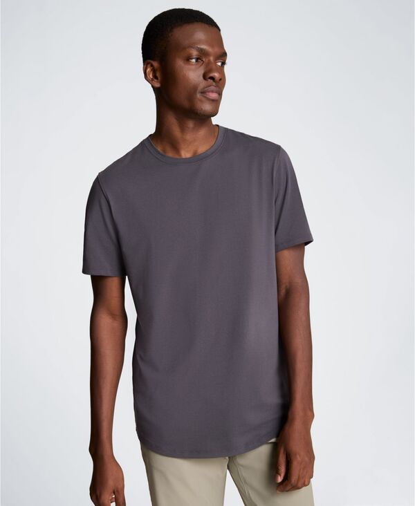 ケネスコール メンズ トップス Tシャツ クルーネック 半袖 Kenneth Cole Men's Crewneck Short-Sleeve T-Shirt Charcoal チャコール｜ReVida 店 8,495円