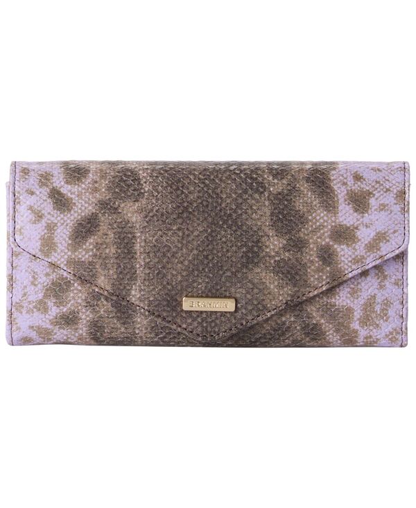 ブランミン レディース 付属品 紙入れ なめし革 Brahmin Veronica Envelope-Styleather Wallet Sheer Lavender ラベンダー