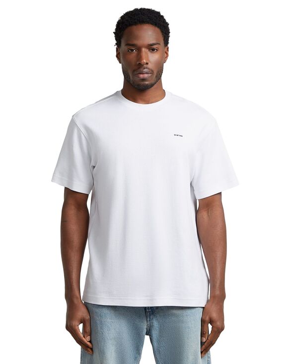 ジースター メンズ トップス ティーシャツ 半袖 G-Staraw Men\u0027short-Sleeve T-Shirt White 白いこと