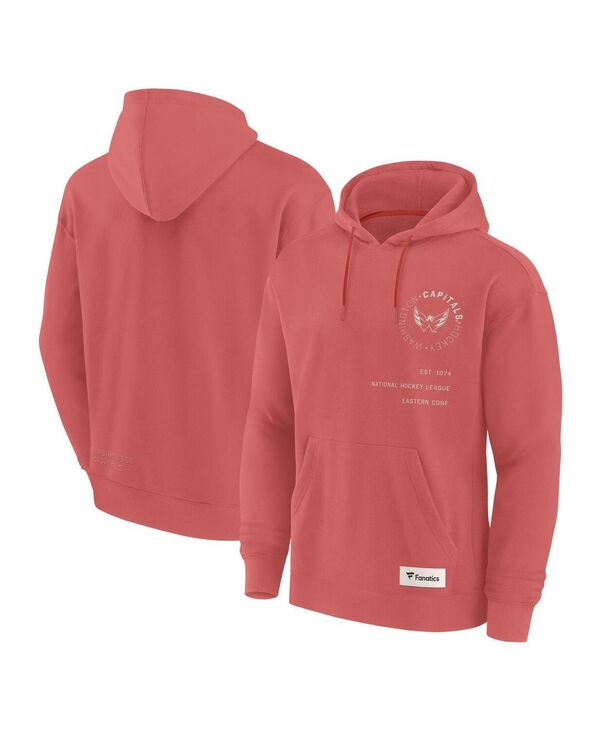 ファナティクス メンズ アウター パーカー・スウェット 旗がしら Fanatics Men\u0027s Red Washington Capitals Future Ground Info Pullover Hoodie Red 赤いこと