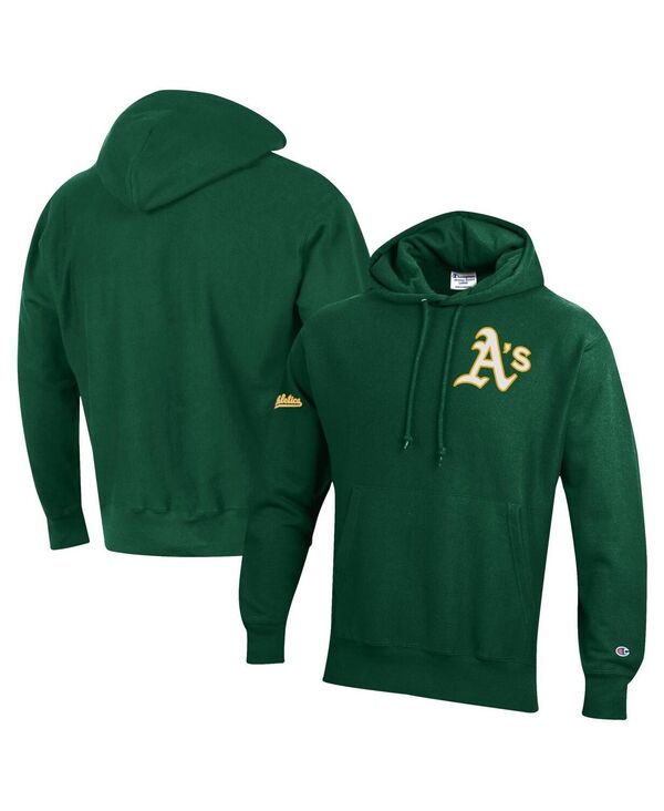 はやりっ児 メンズ アウター パーカー・スウェット Champion Men\u0027s Green Athletics Reverse Weave Chenille Hoodie Green 緑であること