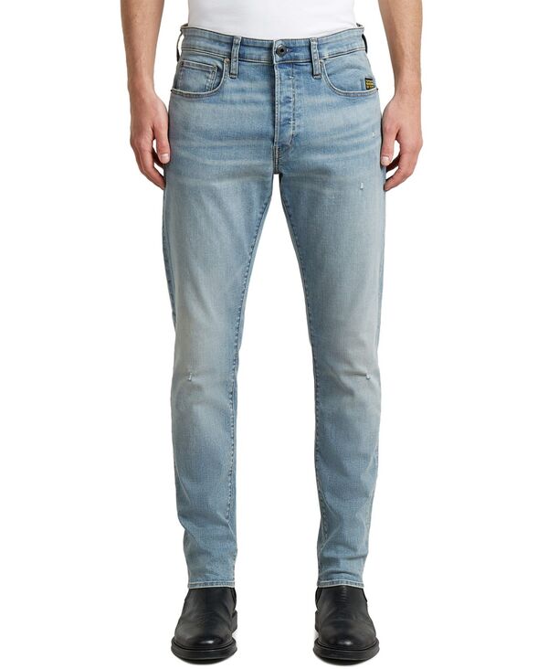 ジースター メンズ ボトムス ジーンズズボン下 デニム G-Staraw Men\u0027slim-Fit Jeans Vintage Signal Hill Destroyed