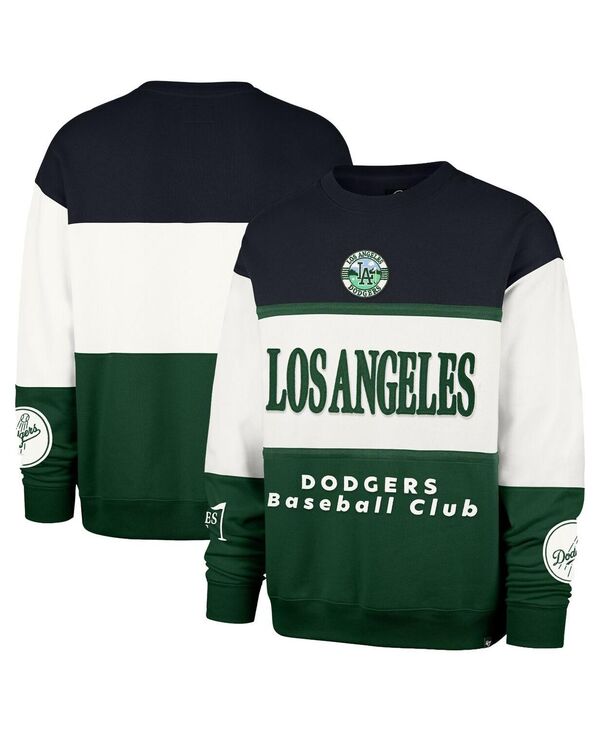47 ブランド名 メンズ アウター パーカー・スウェット ティーシャツ マキシ フリース \u002747 Brand Men\u0027s Green Los Angeles Dodgers Tee Up Maximalist Fleece Sweatshirt Green 緑であること