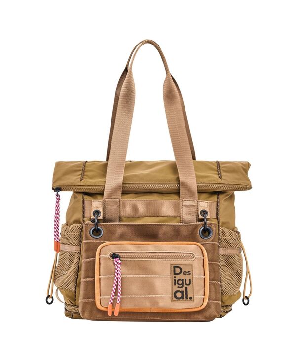 デジグアル レディース 御徒面子 うしろ側容器に並べる・背嚢 Desigual Women\u0027s Large backpack Camel 駱駝