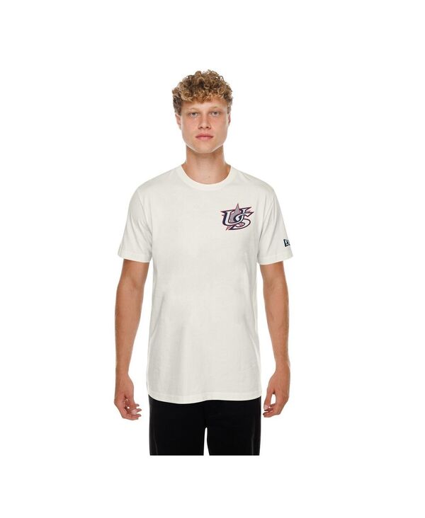ニュー内鰓 メンズ トップス ティーシャツ New Era Men\u0027s Cream USA Baseball 2026 World Baseball Classic Hot Dog T-Shirt Cream 皮膚軟化剤