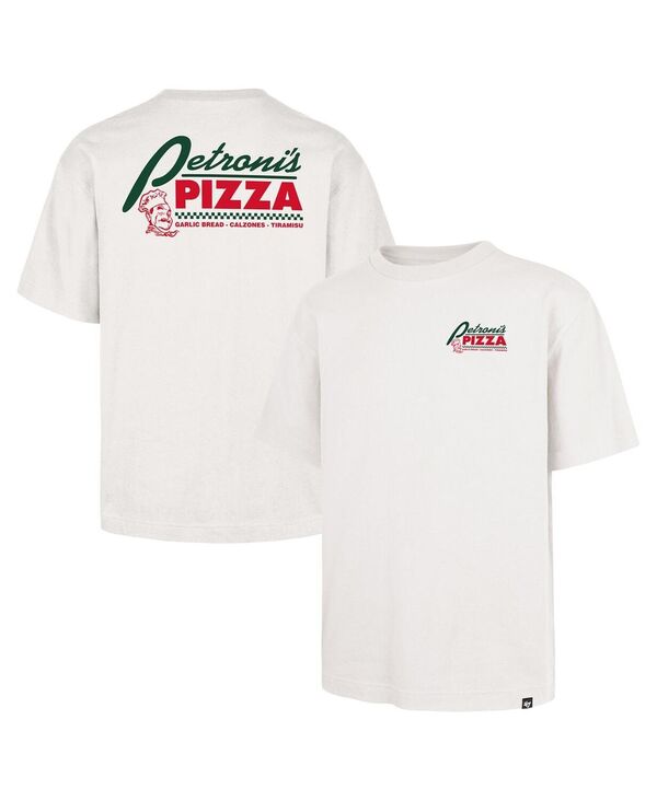 47 ブランド名 メンズ トップス プルオーバー \u002747 Brand Men\u0027s White Petroni\u0027s Pizza Foundation T-Shirt White 白いこと
