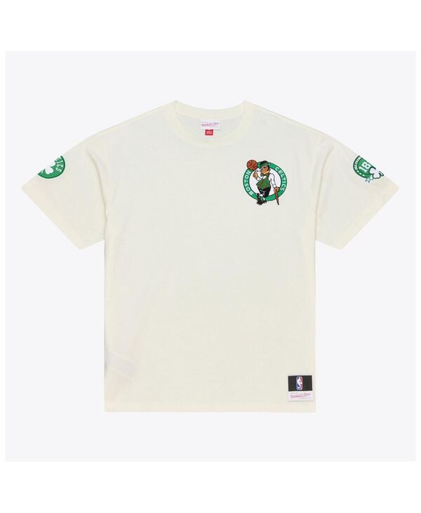 ミッチェル\u0026ネス メンズ トップス ティーシャツ Mitchell \u0026 Ness Men\u0027s Cream Boston Celtics Hardwood Classics Chainstitch Premium T-Shirt Cream 皮膚軟化剤