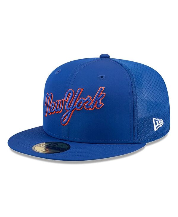 ニュー内鰓 メンズ 添え物 かぶり笠 New Era Men\u0027s Royal New York Mets 2026 Batting Practice 59FIFTY Fitted Hat Royal