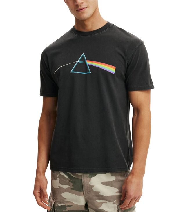 コットンオン メンズ トップス Tシャツ 半袖 COTTON Men's Premiumusic Short-Sleeve T-Shirts Black ブラック|ReVida 店