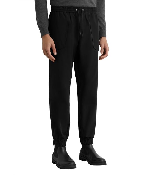 レイス メンズ ボトムス 心地好いズボン下 REISS Men\u0027s Ascend Technical Cuffedrawstring Pants Black 黒いこと