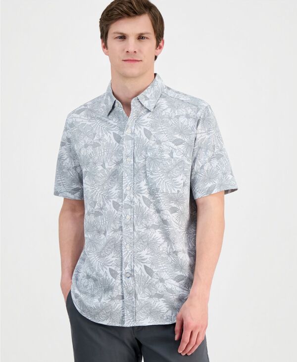 トッミーバハマ メンズ トップス プルオーバー 刷り上げる Tommy Bahama Men\u0027san Lucio Villa Evora Printed Shirt Gust