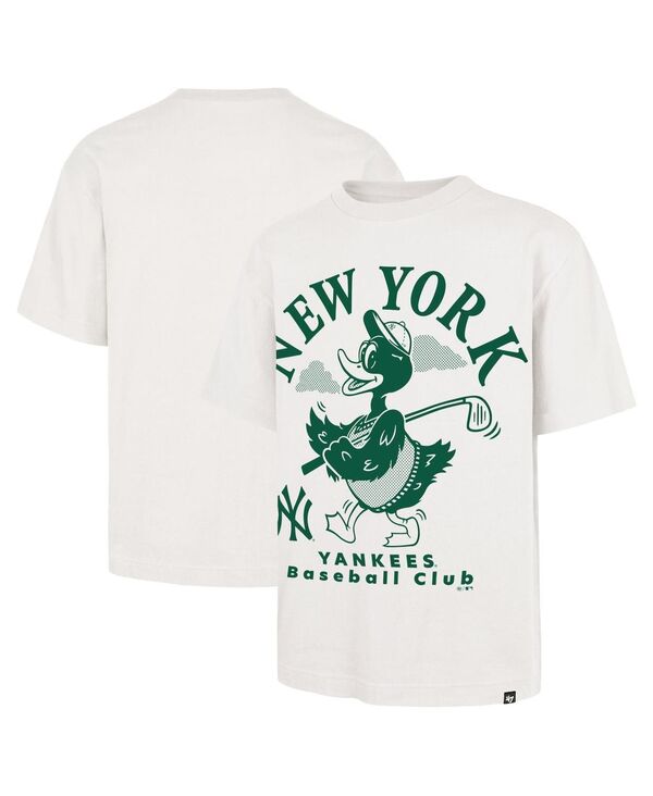 47 ブランド名 メンズ トップス ティーシャツ \u002747 Brand Men\u0027s Cream New York Yankeestrollin\u0027 Foundation T-Shirt Cream 皮膚軟化剤