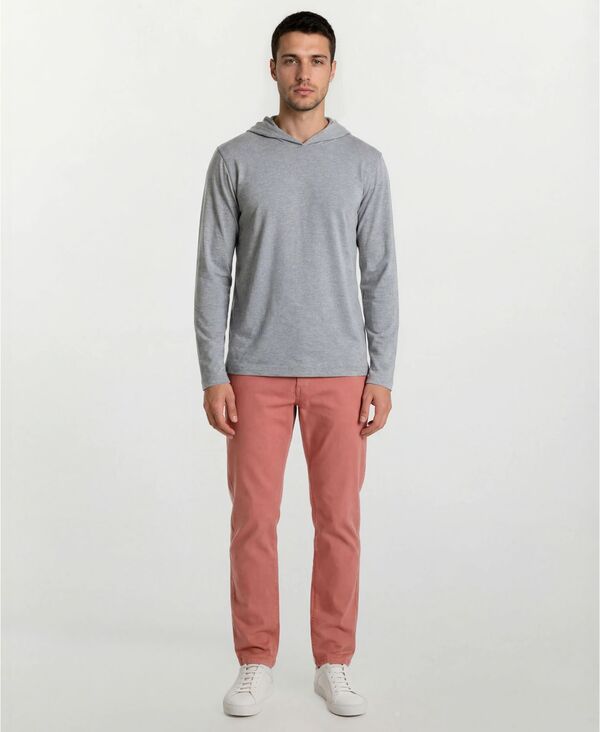 ビンテージ 1946 メンズ アウター パーカー・スウェット 長袖 Vintage 1946 Men\u0027s Light Weight Performance Long-Sleeve Hoodie Silver しろがね色