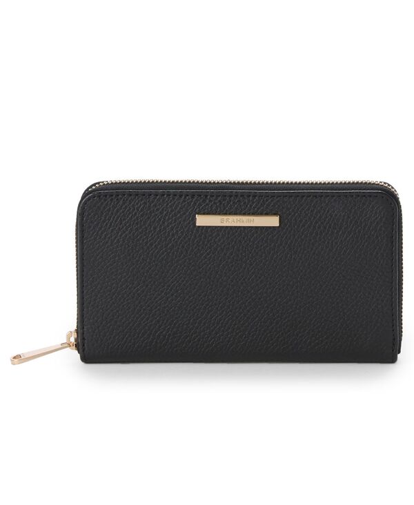 ブランミン レディース 付属品 紙入れ ミニ Brahmin Suri Zip-Around Mini Wallet Black Basel 黒いこと
