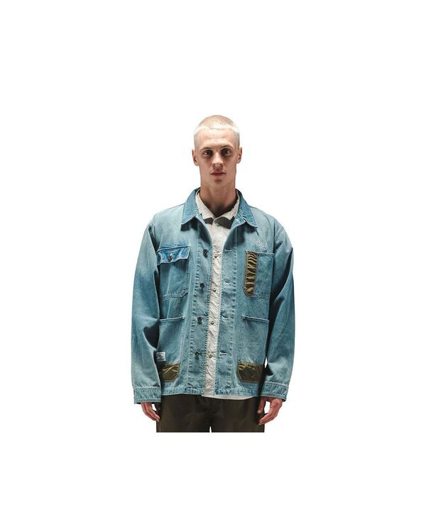 アルファインダストリーズ メンズ アウター 上衣・上衣 トール 厚地の外套 ジーンズ Alpha Industries Big \u0026 Tall Denim Relaxed Chore Coat Denim blue ジーンズ