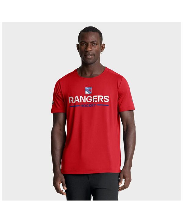 ファナティクス メンズ トップス ティーシャツ Fanatics Men\u0027s Red New York Rangers Authentic Pro Rink Tech T-Shirt Red 赤いこと