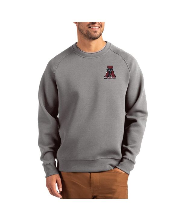 裁断師アンドうしろ側 メンズ アウター パーカー・スウェット プルオーバー Cutter \u0026 Buck Men\u0027s Gray Alabama Crimson Tide Roam Pullover Sweatshirt Gray 薄墨色