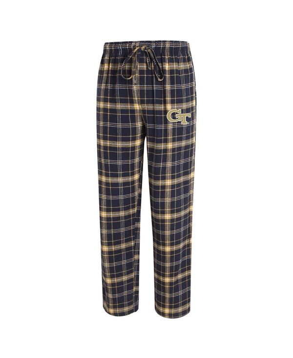 コンセプツ 運動競技 メンズ アウター 上衣・上衣 ズボン下 Conceptsport Men\u0027s Navy/Gold GA Tech Yellow Jackets Ultimate Flannel Pants Navy Gold 米国海軍