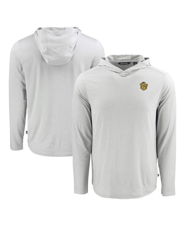 裁断師アンドうしろ側 メンズ アウター パーカー・スウェット Cutter \u0026 Buck Men\u0027s Gray Missouri Tigers Coastlinepicomfort Eco Long Sleeve Hoodie Gray 薄墨色