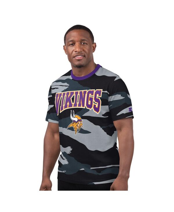 クランク メンズ トップス プルオーバー Starter Men\u0027s Gray Minnesota Vikings Thursday Night Gridiron T-Shirt Gray 薄墨色