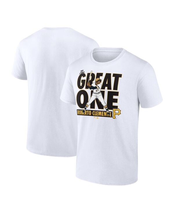 ファナティクス メンズ トップス プルオーバー Fanatics Men\u0027s Roberto Clemente White Pittsburgh Pirates Cooperstown Collection Player T-Shirt White 白いこと