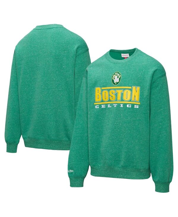 ミッチェル\u0026ネス メンズ アウター パーカー・スウェット プルオーバー フリース Mitchell \u0026 Ness Men\u0027s Green Boston Celtics Throw It Back Fleece Sweatshirt Green 緑であること
