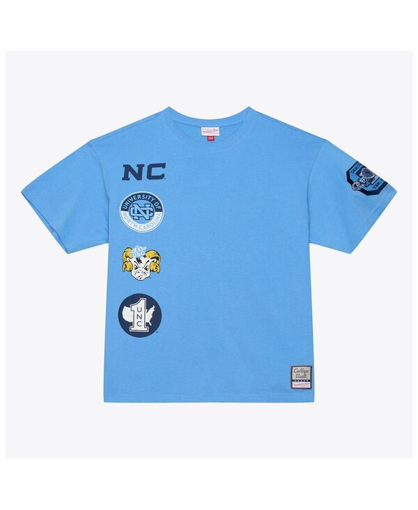 ミッチェル\u0026ネス メンズ トップス プルオーバー 踵 Mitchell \u0026 Ness Men\u0027s Carolina Blue North Carolina Tar Heels Double Clutch Premium T-Shirt Light Blue 青色