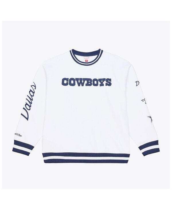 ミッチェル\u0026ネス メンズ アウター パーカー・スウェット プルオーバー フリース Mitchell \u0026 Ness Men\u0027s White Dallas Cowboys White Out Fleece Sweatshirt White 白いこと