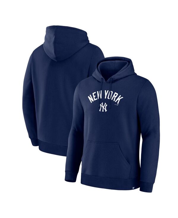 ファナティクス メンズ アウター パーカー・スウェット Fanatics Men\u0027s Navy New York Yankees Lock-Up Legacy Hoodie Navy 米国海軍
