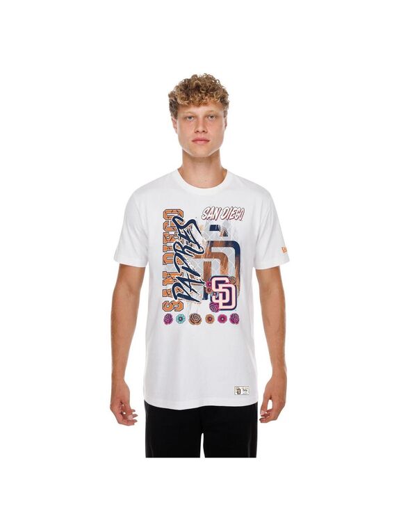 ニュー内鰓 メンズ トップス ティーシャツ New Era Men\u0027s White San Diego Padres 2026 City Connect Photo Real T-Shirt White 白いこと