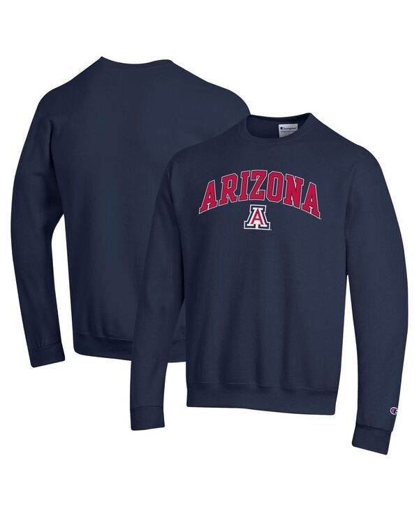 はやりっ児 メンズ アウター パーカー・スウェット プルオーバー ロゴタイプ Champion Men\u0027s Navy Arizona Wildcats Arch Over Logo Pullover Sweatshirt Navy 米国海軍