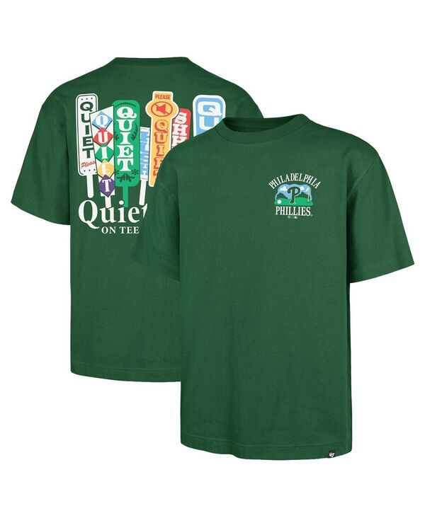 47 ブランド名 メンズ トップス ティーシャツ \u002747 Brand Men\u0027s Green Philadelphia Phillies Plackard Foundation T-Shirt Green 緑であること