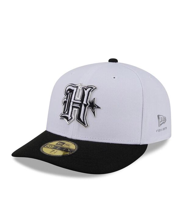 ニュー内鰓 メンズ 添え物 かぶり笠 New Era Men\u0027s White/Black Houston Texans 2026 NFL Draft Pre-Curved 59FIFTY Fitted Hat White Black 白いこと