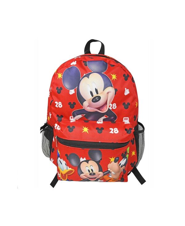 ウォルトディズニー レディース 御徒面子 うしろ側容器に並べる・背嚢 つけ加える大きさ Disney Mickey Mouse School 16 Inch Backpack Goofy Donald ages 3 Plus Assorted pre-pack