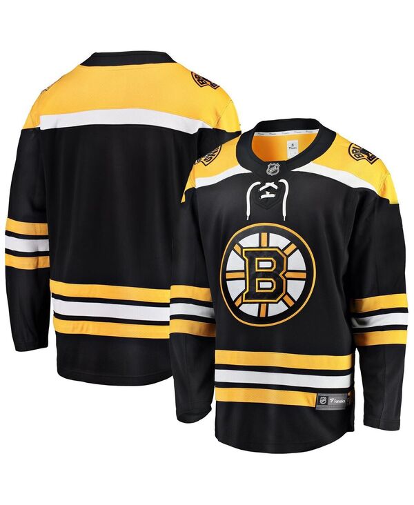 ファナティクス メンズ トップス プルオーバー プルオーバー Fanatics Men\u0027s Black Boston Bruins Breakaway Home Jersey Black 黒いこと