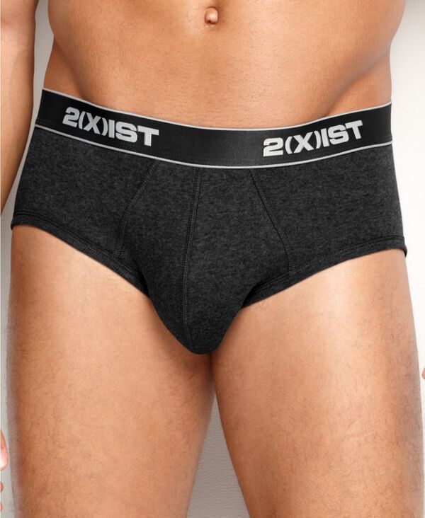 ツーイグジスト メンズ アンダー御召しもの ブリーフズボン下 2(x)ist Men\u0027s Underwear Essentials Contour Pouch Brief 3 Pack Black/char 黒いこと