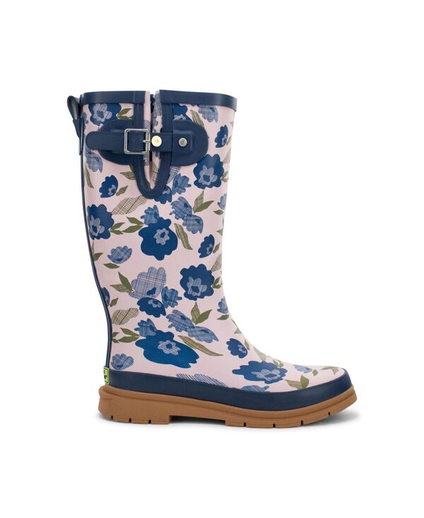 ウエスタンチーフ レディース シューズ ブーツ・レインブーツ トール Western Chief Women's Bold Blossoms Tall Rain Boot Lilac ライラック｜ReVida 店