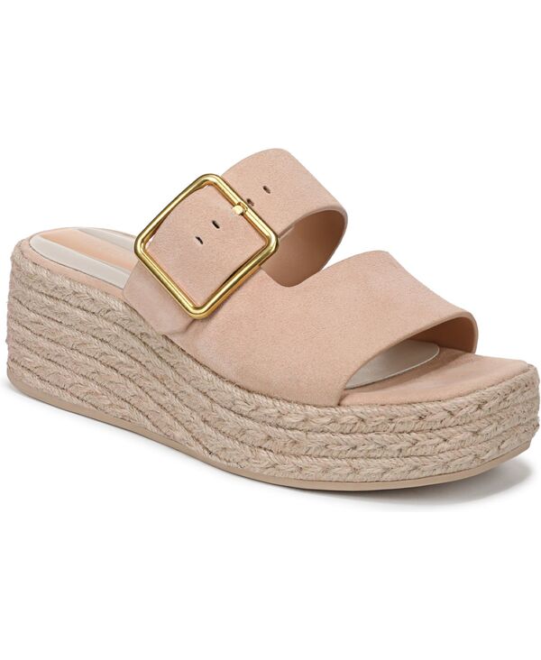 フランコサルト レディース シューズ サンダル プラットホーム Franco Sarto Women\u0027s Taziana Espadrille Platform Sandals Papaya Pink Suede サクラ色