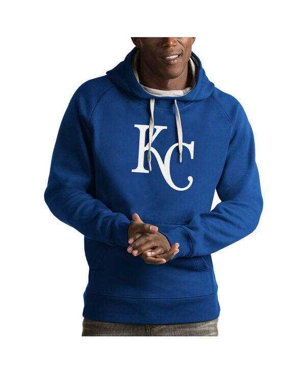 アンティグア メンズ アウター パーカー・スウェット Antigua Men\u0027s Royal Kansas City Royals Victory Pullover Hoodie Royal