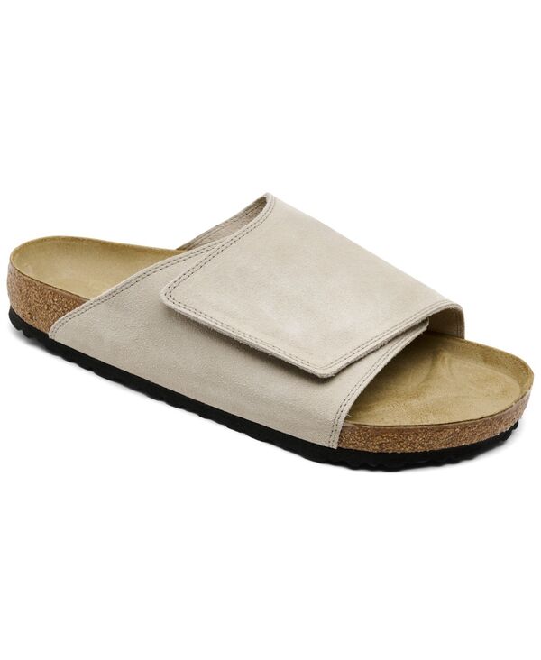 ビルケンシュトック メンズ シューズ スニーカー サンダル スエードクロス なめし革 Birkenstock Men\u0027solana Suede Leather Slide Sandals from Finish Line Oyster