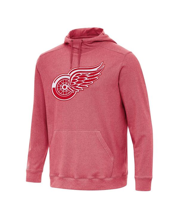 アンティグア メンズ アウター パーカー・スウェット Antigua Men\u0027s Heatheredetroit Red Wings Cloud Pullover Hoodie Heathered ギョリュウモドキ