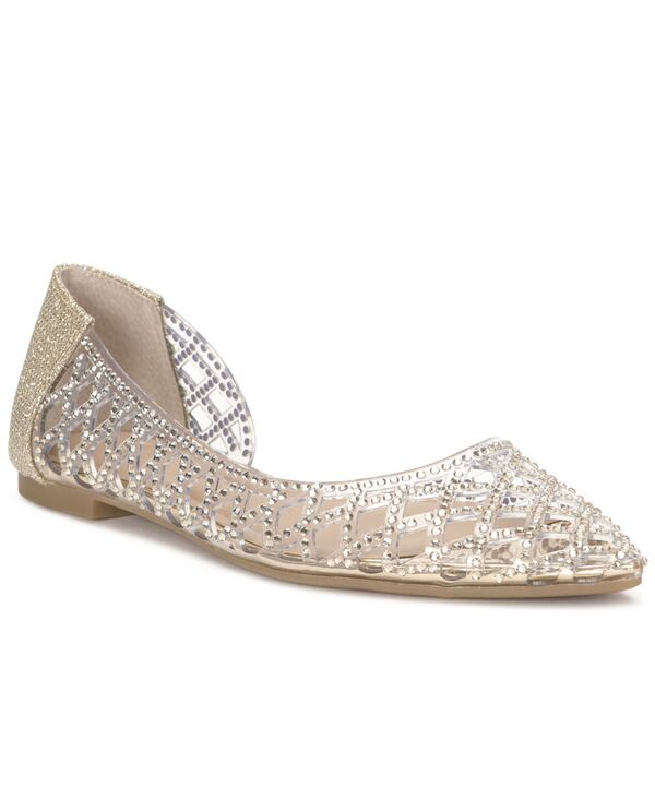 目玉.エヌ.シー 国際的 概念作用 レディース シューズ パンプス I.N.C. International Concepts Women\u0027s Arantza Pointed-Toe d\u0027Orsay Flats Light Gold ゴールド