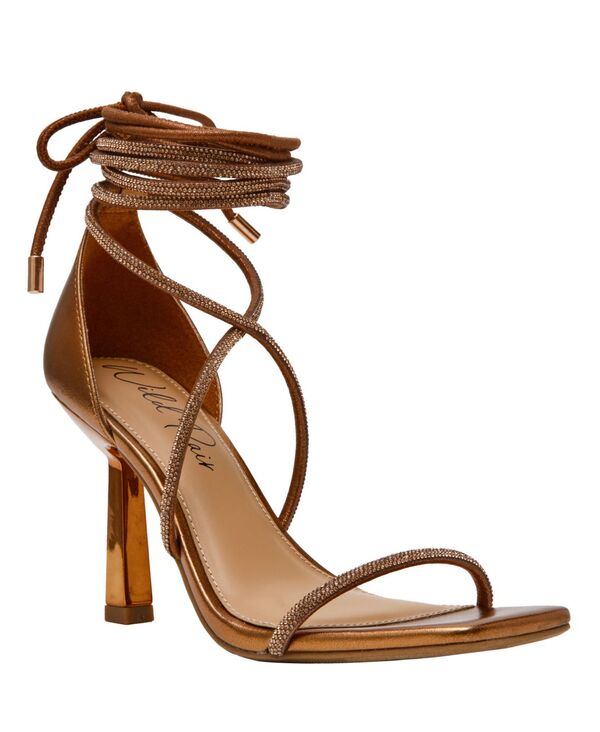 ワイルド 二人組 レディース シューズ サンダル スピード競技 Wild Pair Women\u0027s Emiliaa Lace-Up Evening Sandals Bronze Bling
