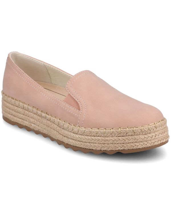 ジュルネ コレクション レディース シューズ パンプス Journee Collection Women's Catalina Slip On Espadrilles Blush ブラッシュ|ReVida 店