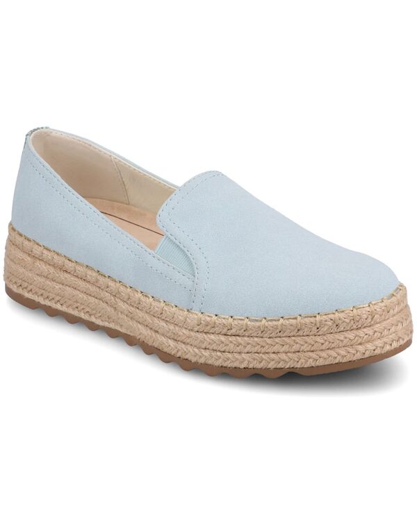 ジュルネ コレクション レディース シューズ パンプス Journee Collection Women's Catalina Slip On Espadrillesky Blue ブルー|ReVida 店